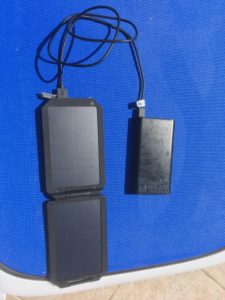 Solar charger and external battery