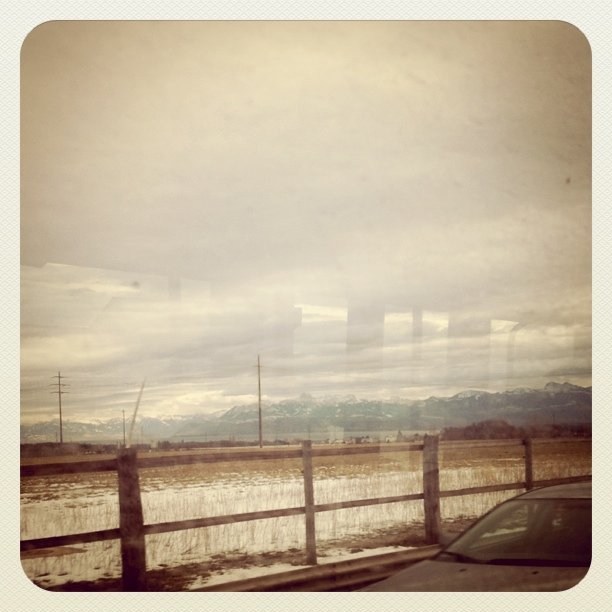 View from the bus