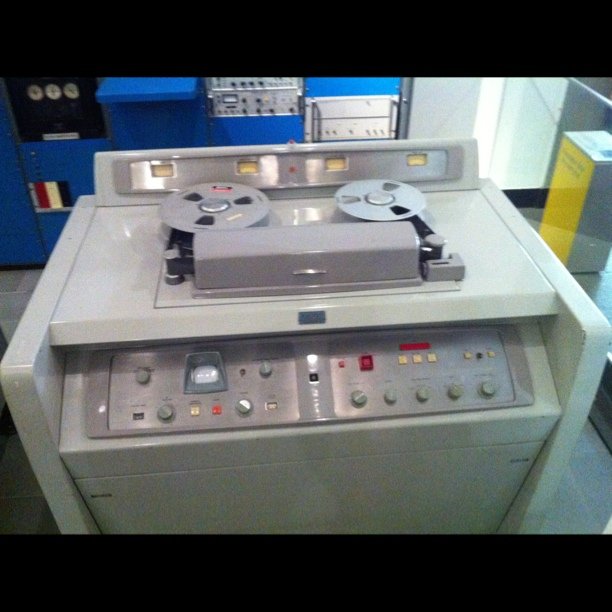 An ampex tape recorder.