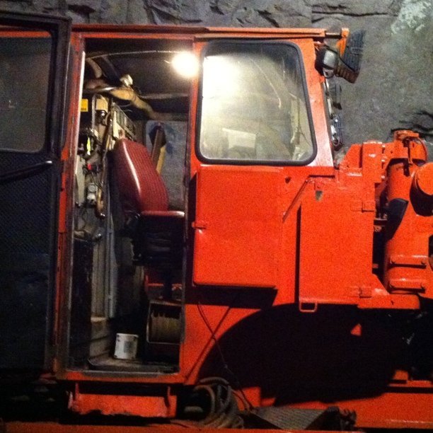 The driving cab