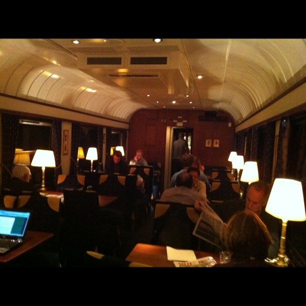 The dining car