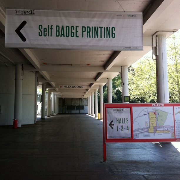 Self badge printing