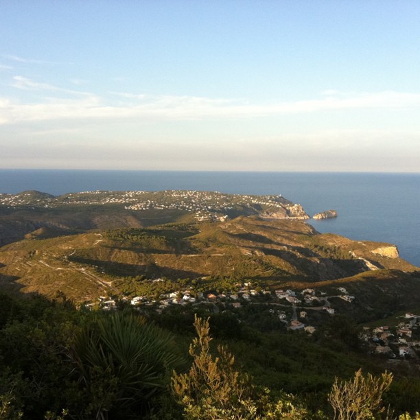 Spain, not from the sea.