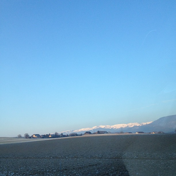 The view when stuck in traffic