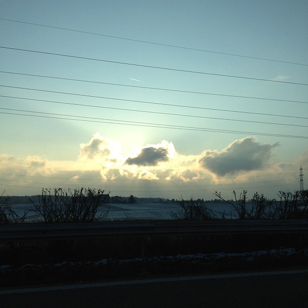 Looking at the alpes.