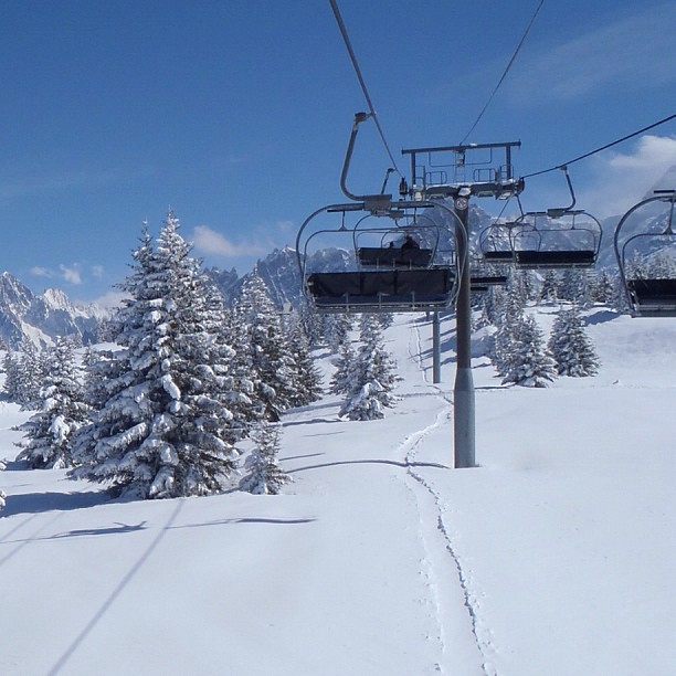 What goes up... Snowboards down.
