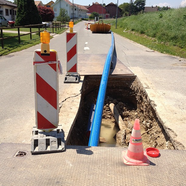 Cable laying
