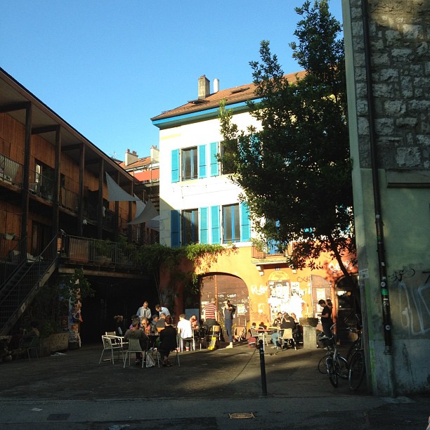 City street life.