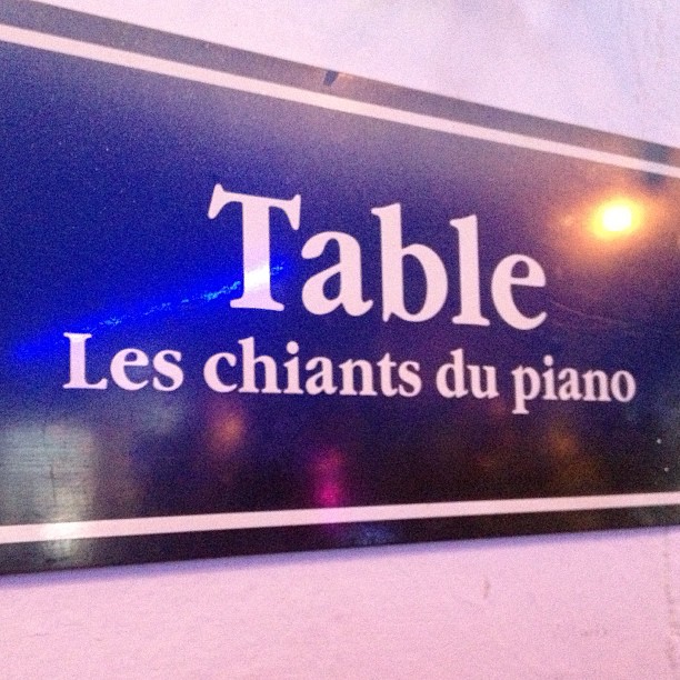 A table