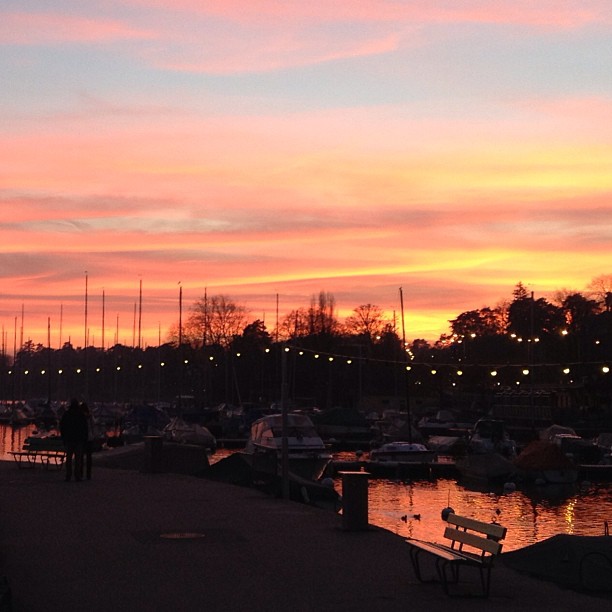 Sunset in Nyon
