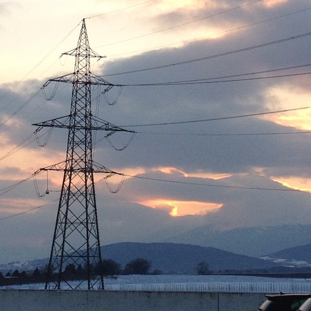 Yet another sunset. Electrifying.