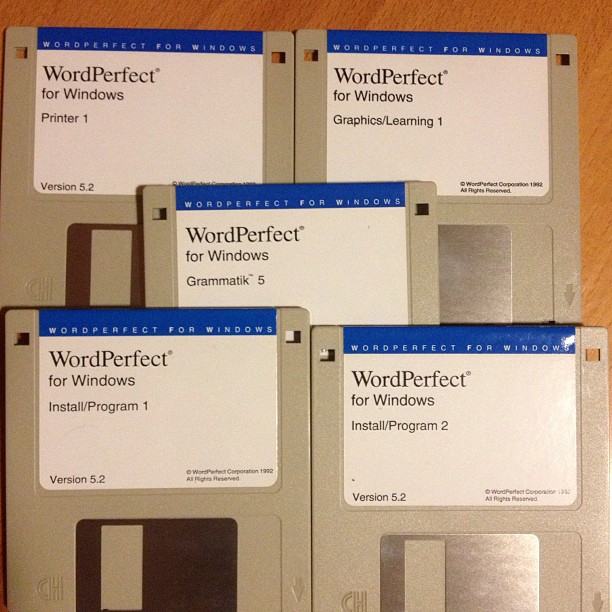 The first word processing software I used. Remember the days when function keys were used rather than menu pull down things?