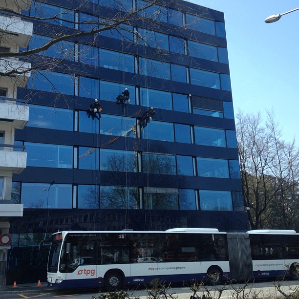 When I grow up I want to be a window cleaner. ;-)