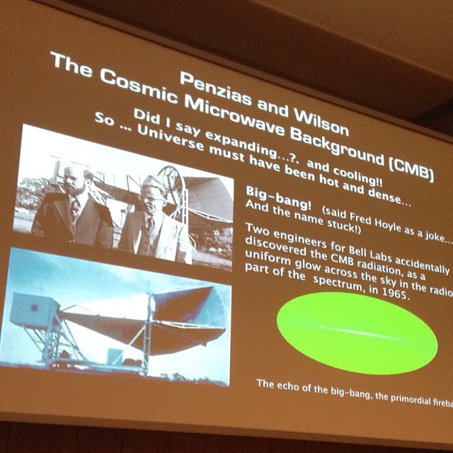 Big Bang is a joke that stuck #cernopenday13 #cerntweetup