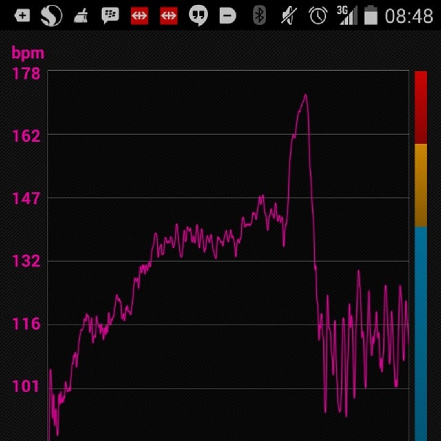 How my heart beat this morning