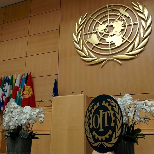 The international labour conference takes place over a month. A decade ago I was listening to plenary sessions and filming certain speakers and filming press conferences.