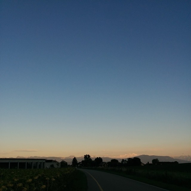 Post workout walk home.