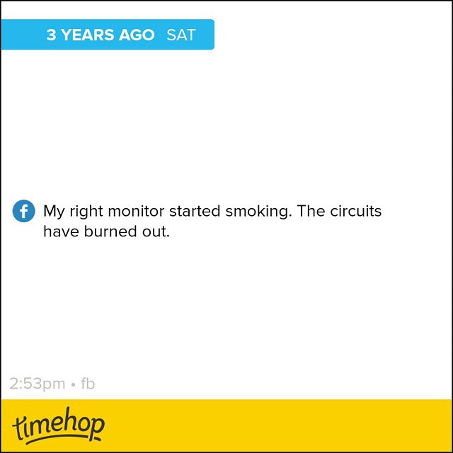 Quite funny to remember this.