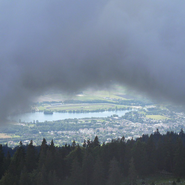 Lac de divonne from La Dole