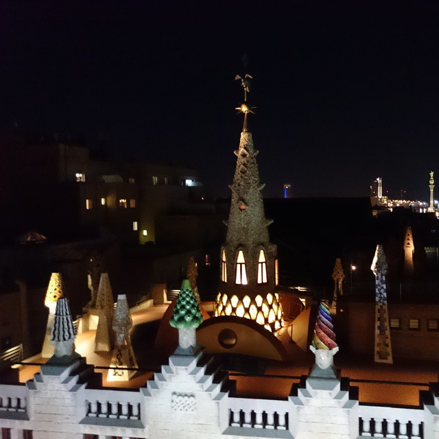 A rooftop gaudi