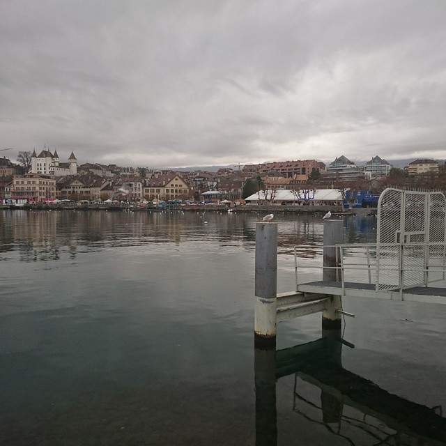 Nyon on a rainy day.