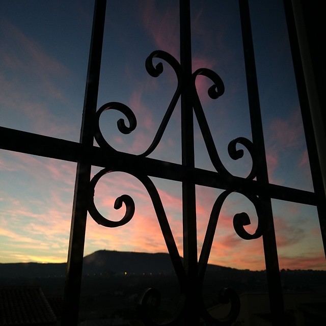 A sun rise in Spain.