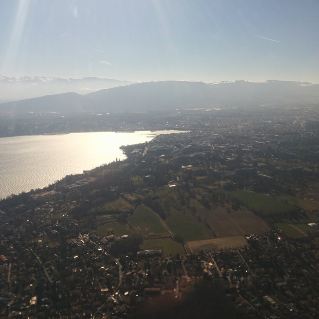 Geneva and the saleve