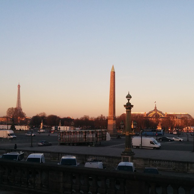 A parisian sunrise.