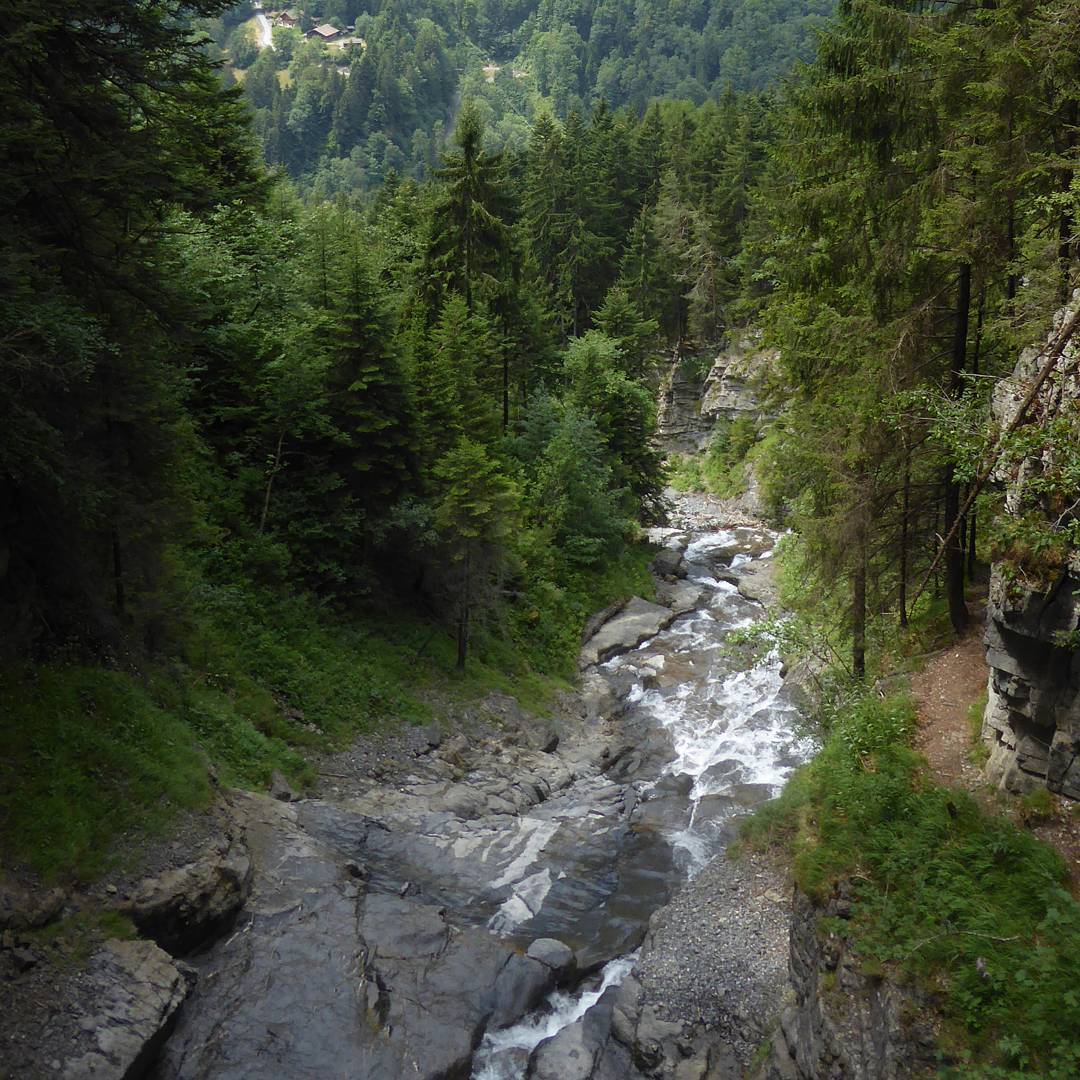 Same waterfall but looking down.