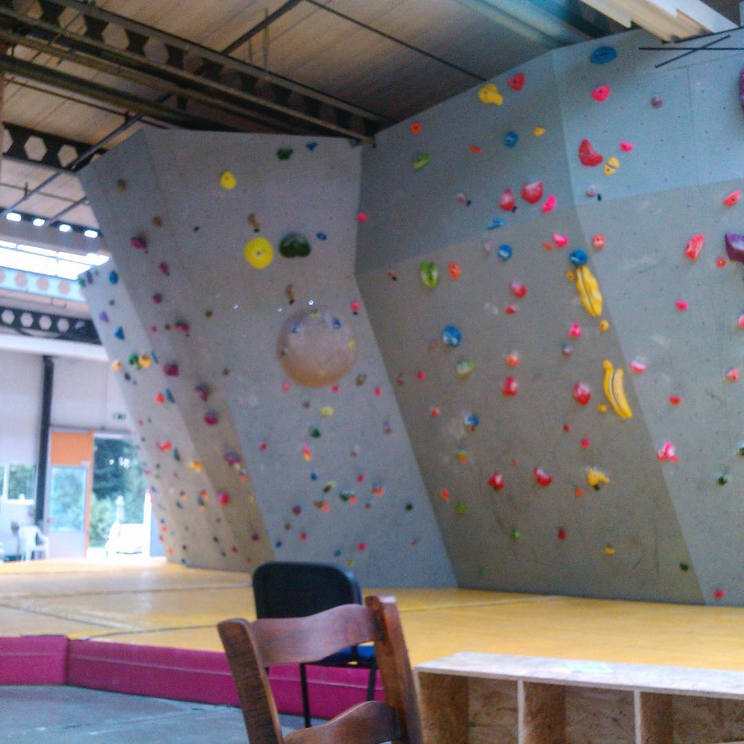 Finally a climbing wall close to home.