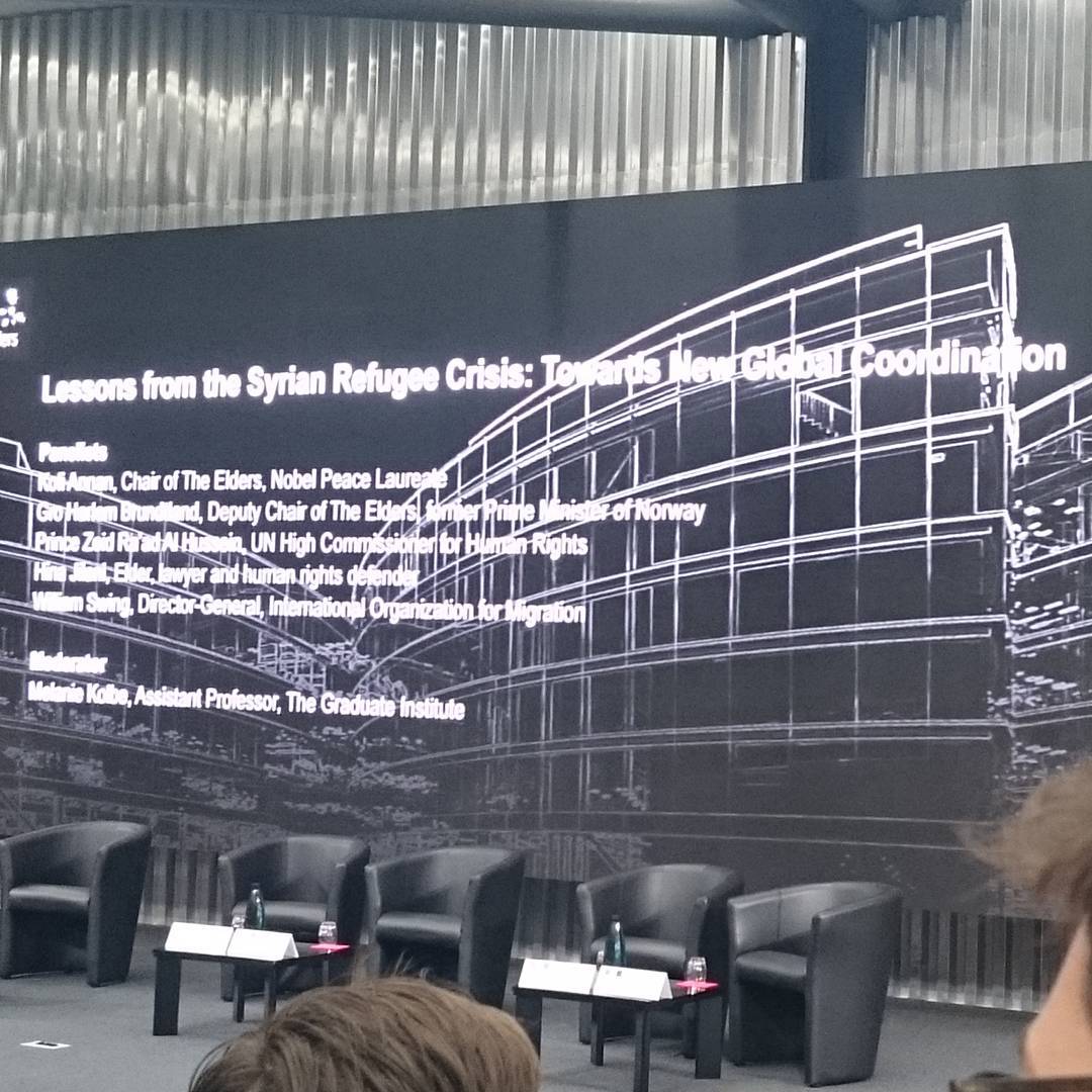 Worked with three of those on the panel.