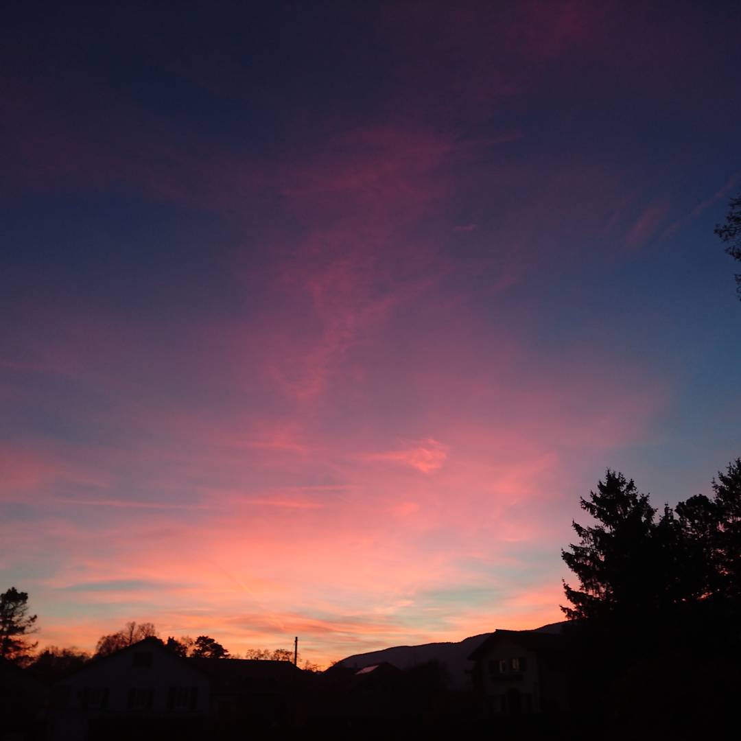 A few minutes ago.