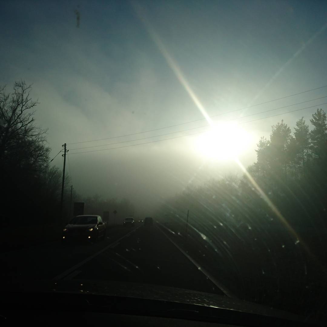 The moment you hit pea soup.