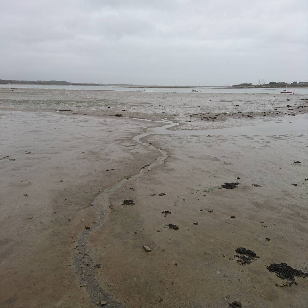 Low tide after time spent sailing