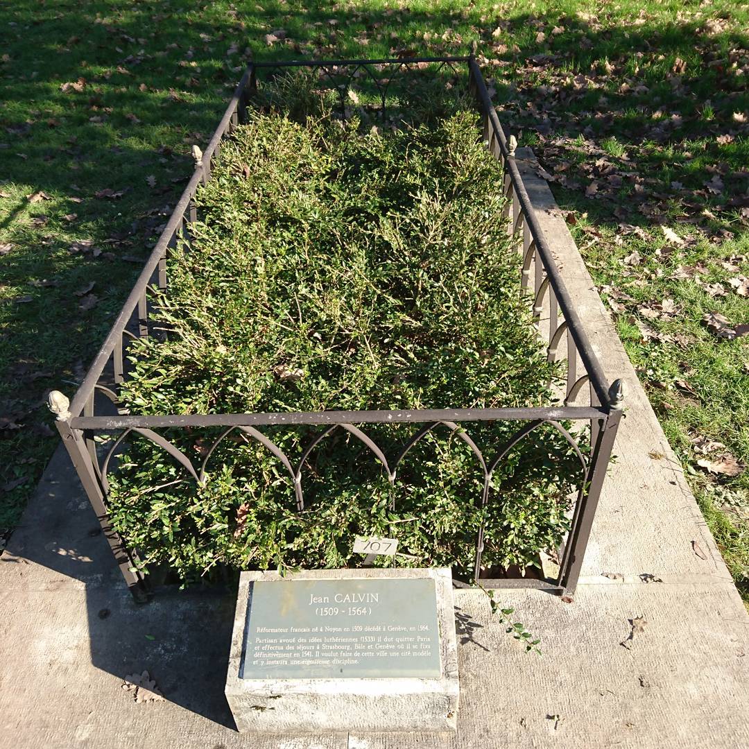 The grave of the person who made Geneva so boring. 