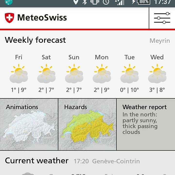 Boring weather forecast