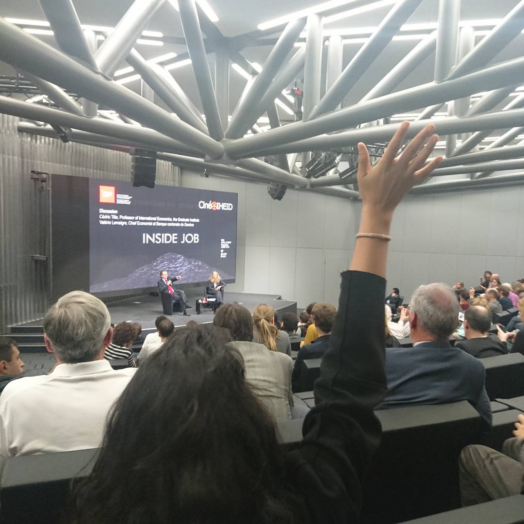 Questions and answers after the screening of Inside Job