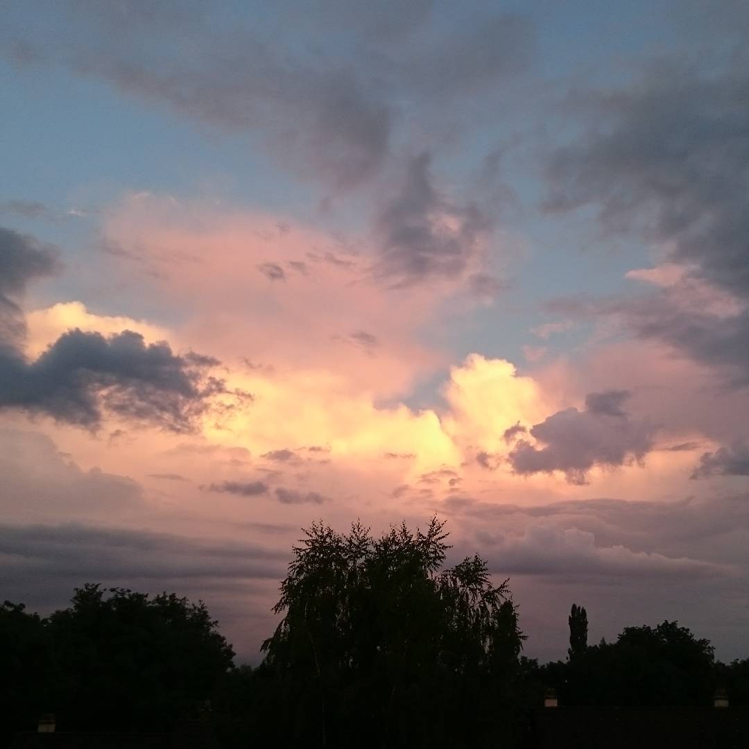 The sky this evening.