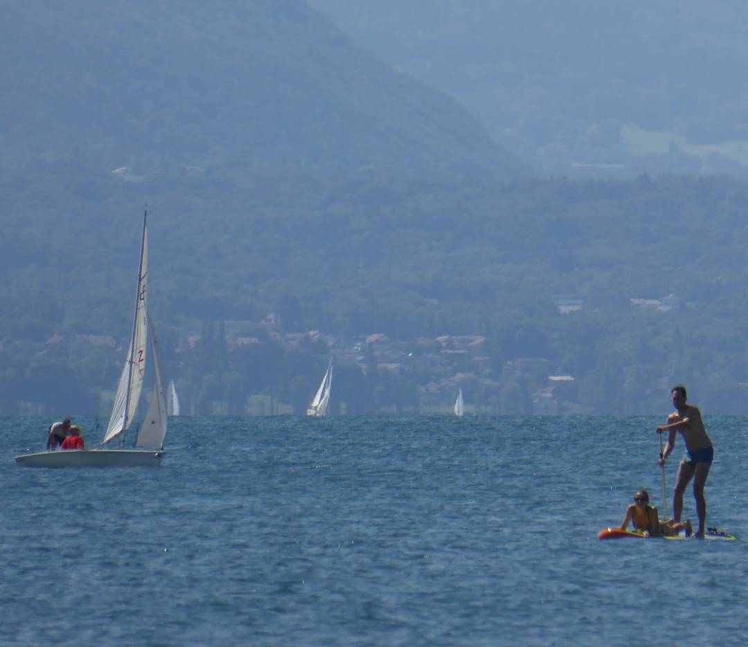 Paddle board and sailing