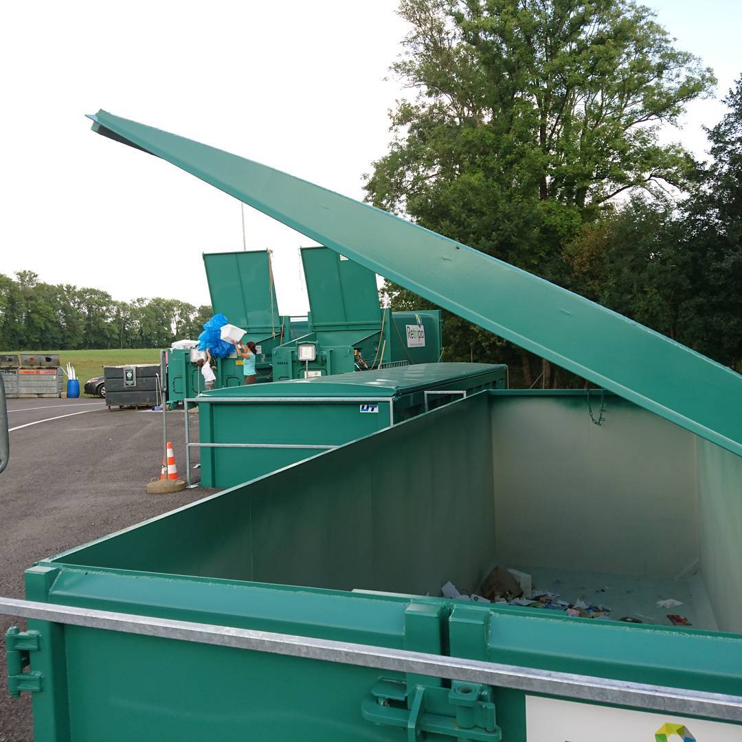 Recycling on an industrial scale.