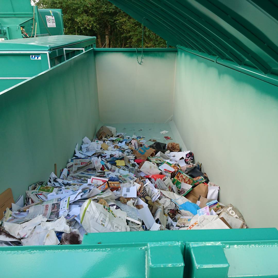 The size of recycling efforts in Switzerland