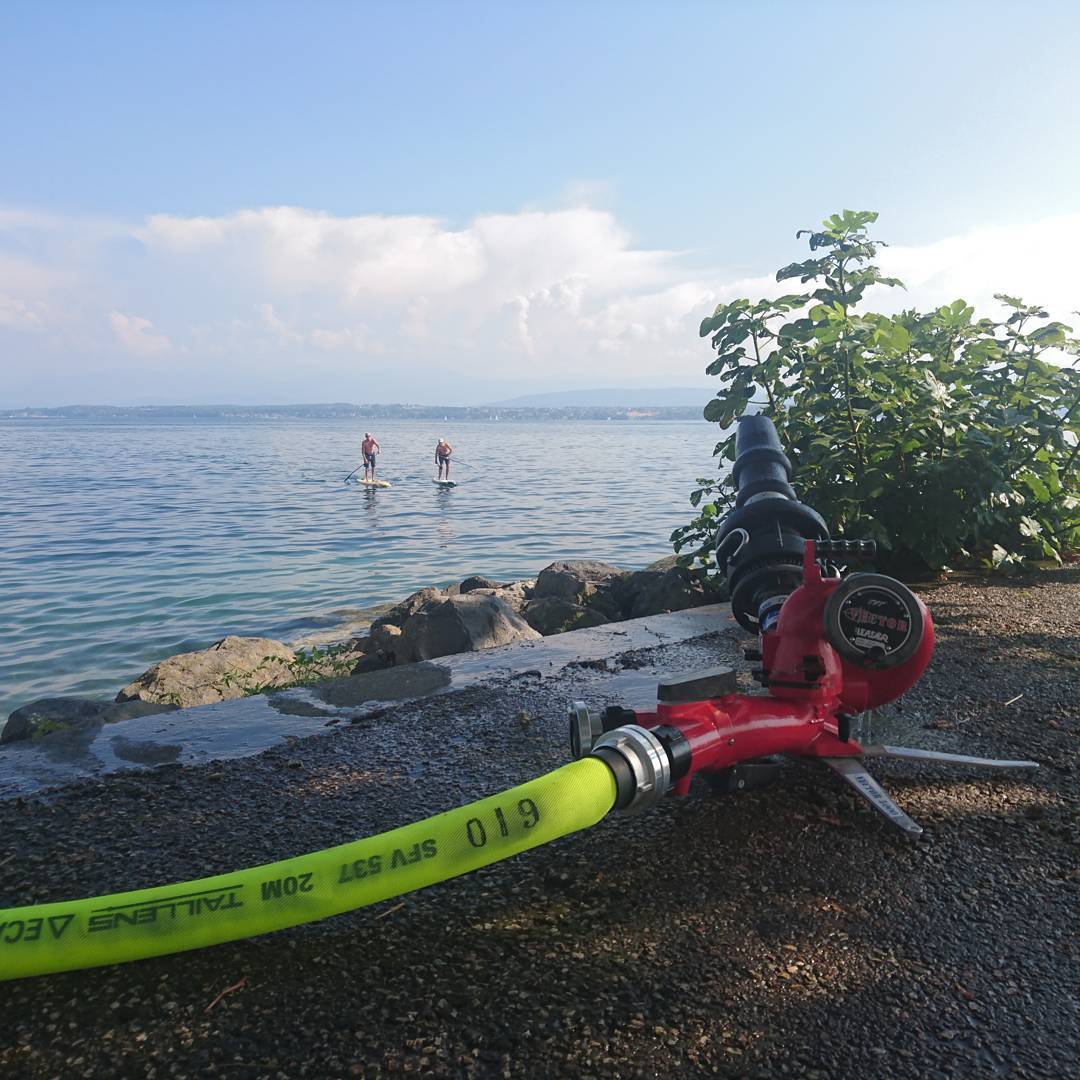 I would love to see them start the pump and aim at the paddle boards. I am cheeky. There are several teams training now.