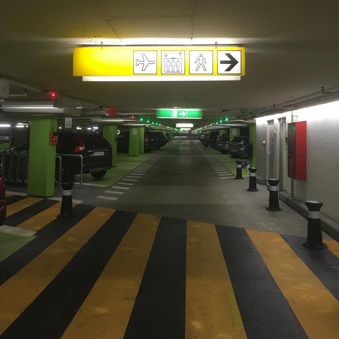 Lots of parking for once.