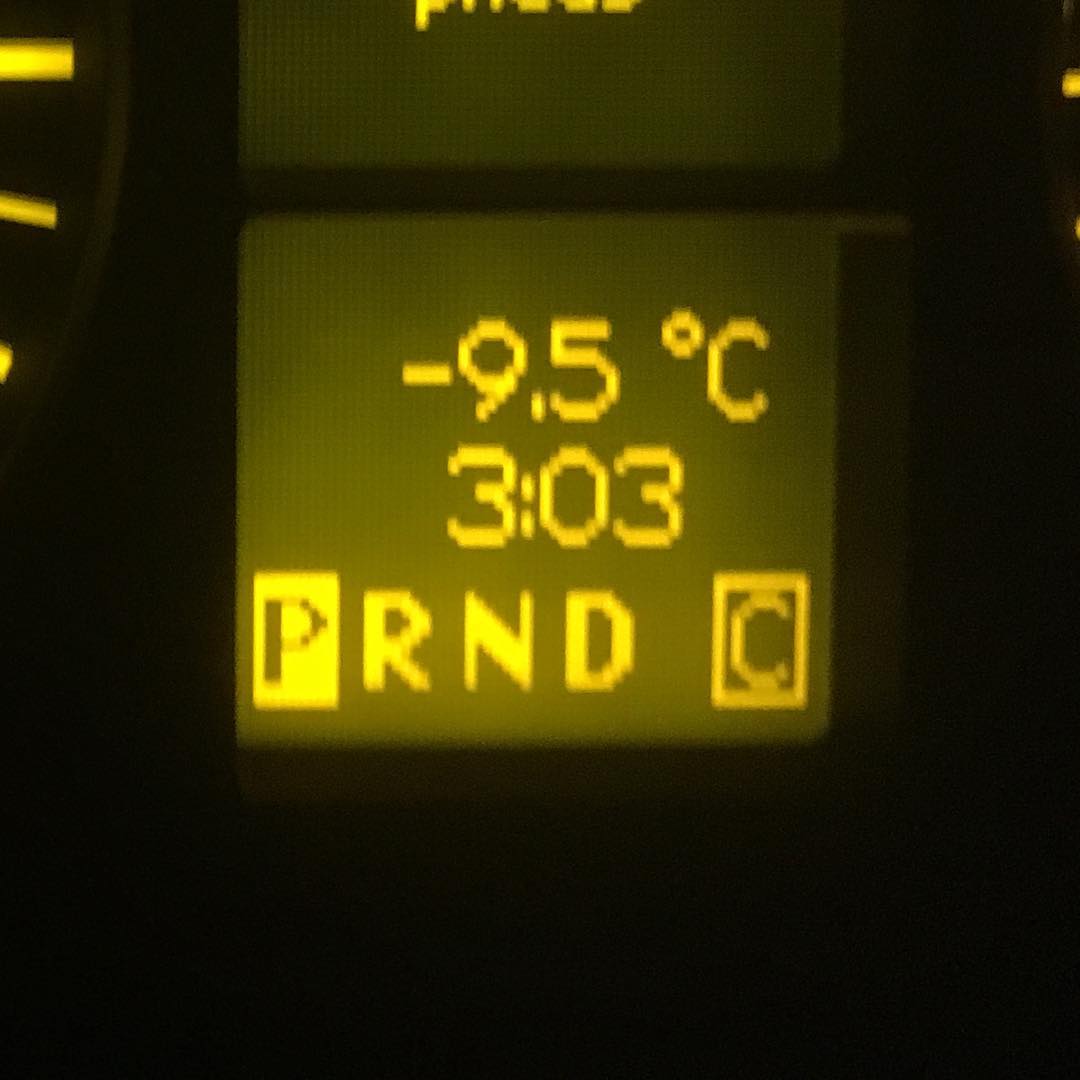 Cold this morning.