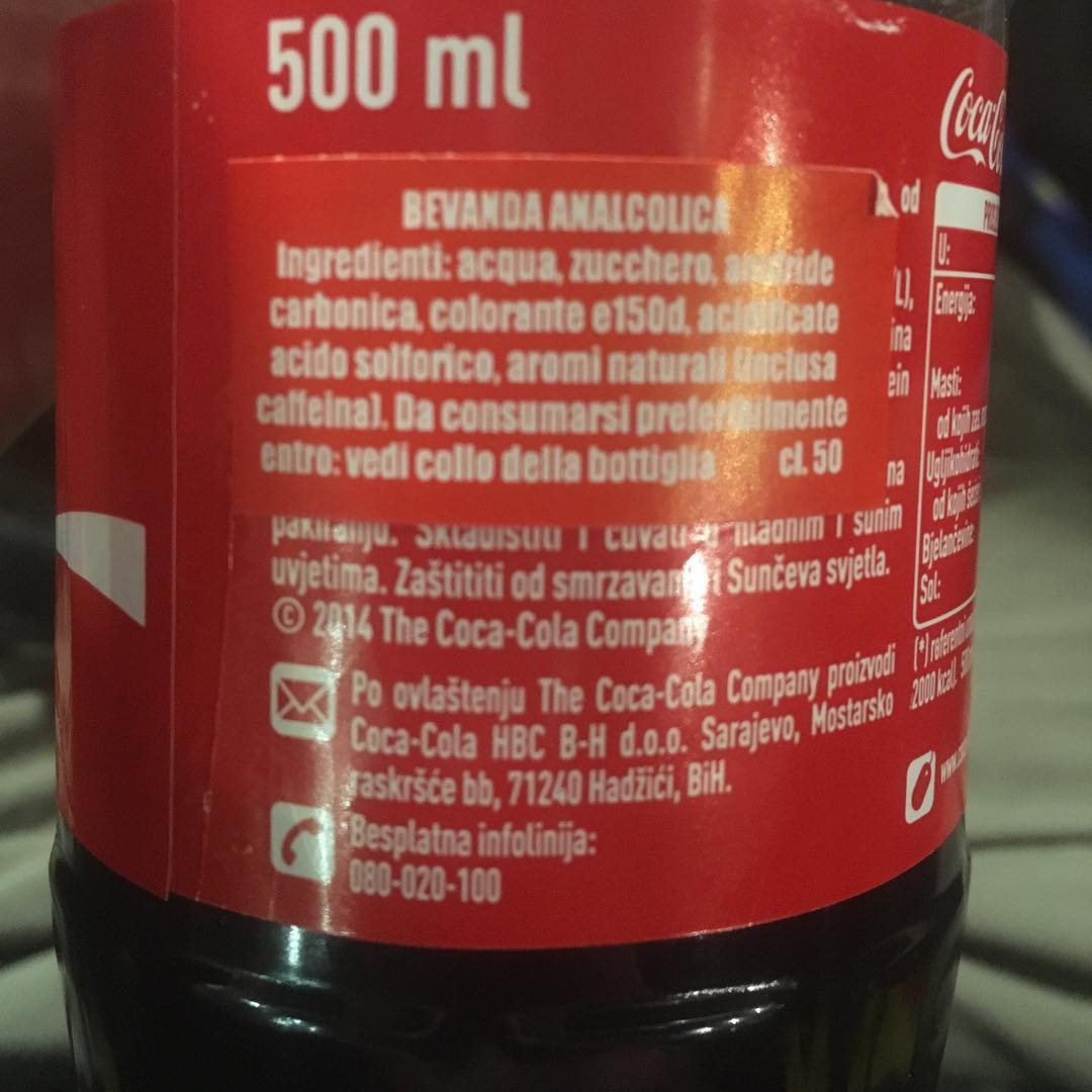 Bosnian coke in lausanne.