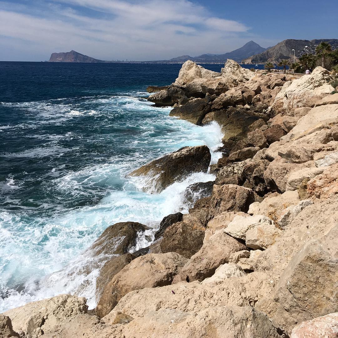The sea being the sea.
