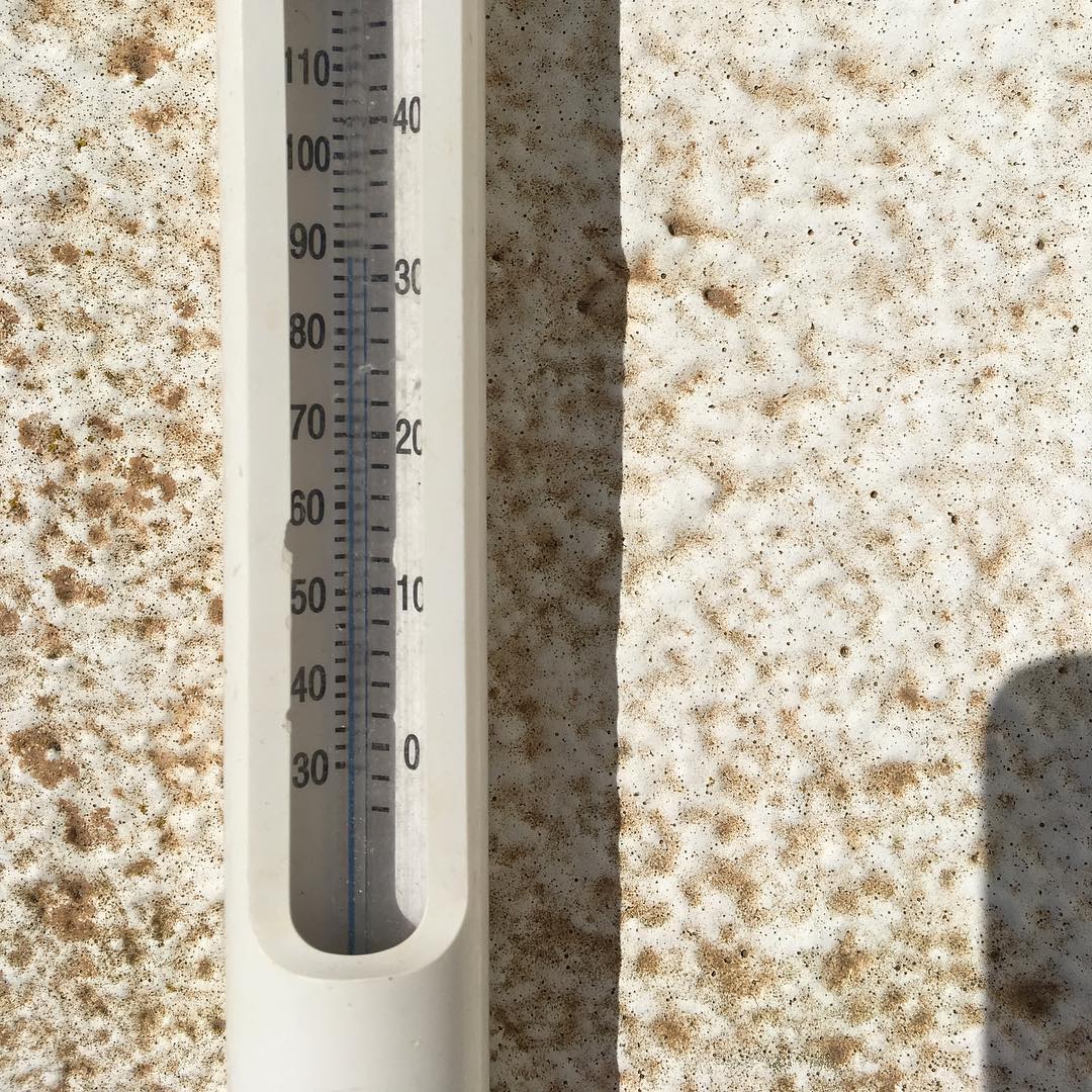 31 in the sun. ;-)