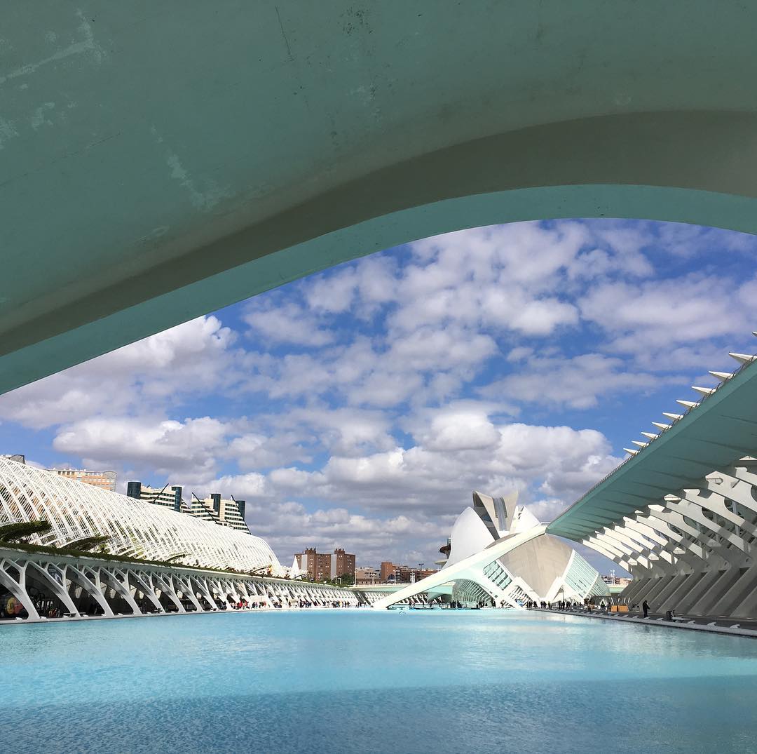 Valencia, on a cloudy day.
