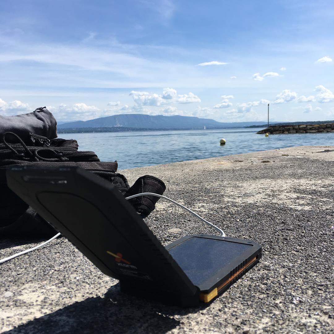 The view my solar panel has. ;-) @xtorm send me some devices and I'll photograph them in nice places while climbing or hiking. :-)