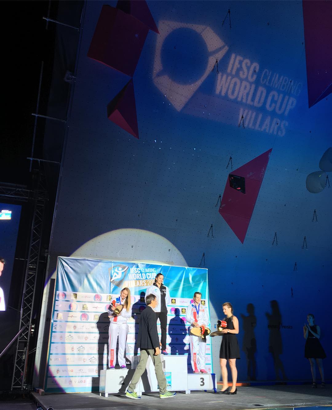 France won against Russia in speed climbing :-)